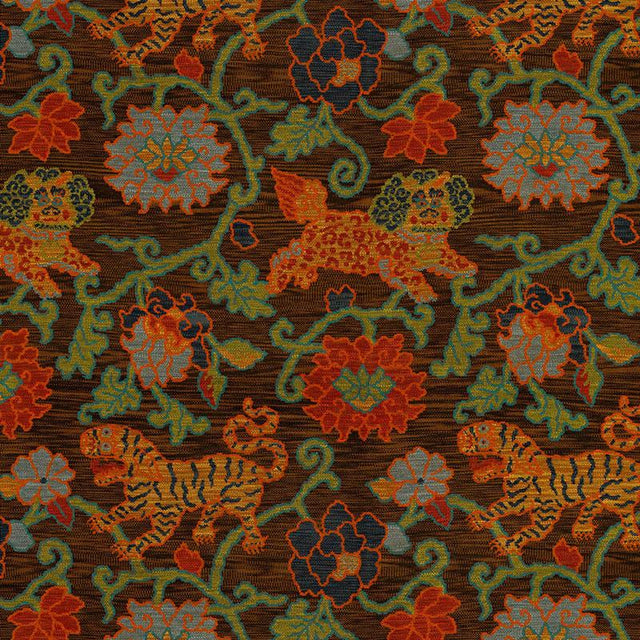 Schumacher Khotan Weave Sable Fabric