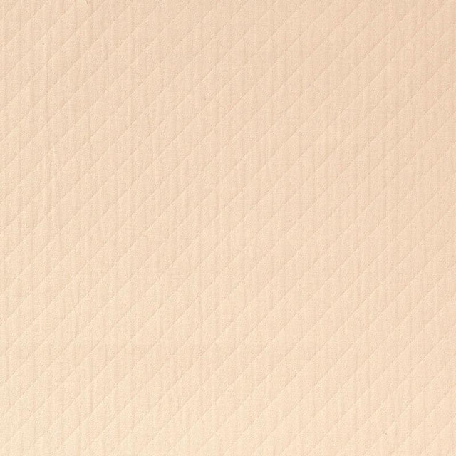 Schumacher Bryce Diamond Matelass Ecru Fabric