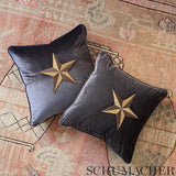 Schumacher Venetian Silk Velvet Graphite Fabric