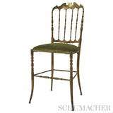 Schumacher Venetian Silk Velvet Olivine Fabric