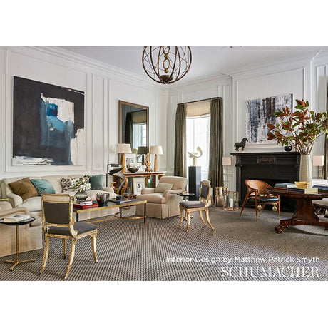 Schumacher Venetian Silk Velvet Bronze Fabric