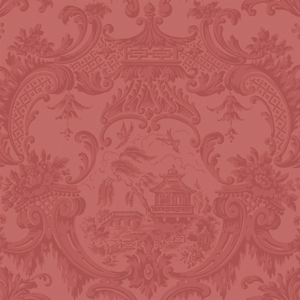 Cole & Son CHIPPENDALE CHINA RED Wallpaper