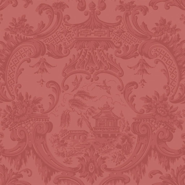 Cole & Son CHIPPENDALE CHINA RED Wallpaper