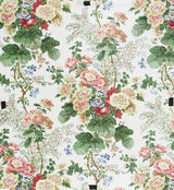 Lee Jofa HOLLYHOCK HDB WHITE/CORAL Fabric