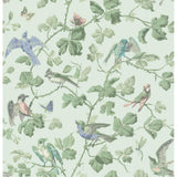 Cole & Son WINTER BIRDS DUCK EGG Wallpaper