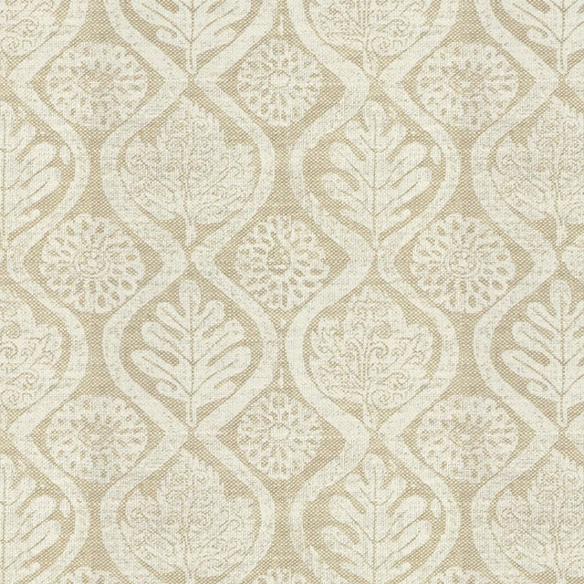 Lee Jofa OAKLEAVES WHITE/OAT Fabric