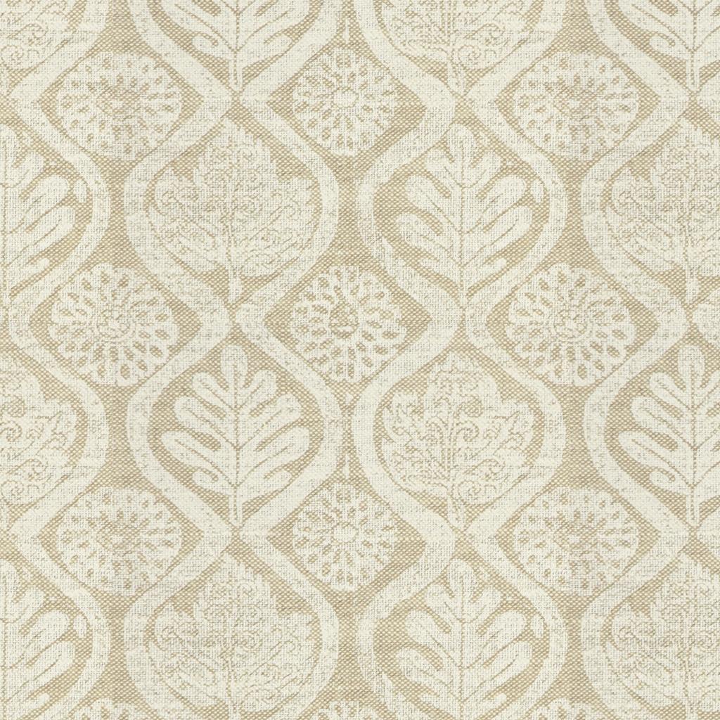 Lee Jofa OAKLEAVES WHITE/OAT Fabric