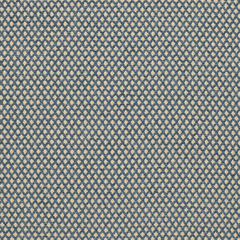 Schumacher Losange Boucl Prussian Fabric