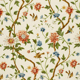 Schumacher Shangtu Floral Porcelain Fabric