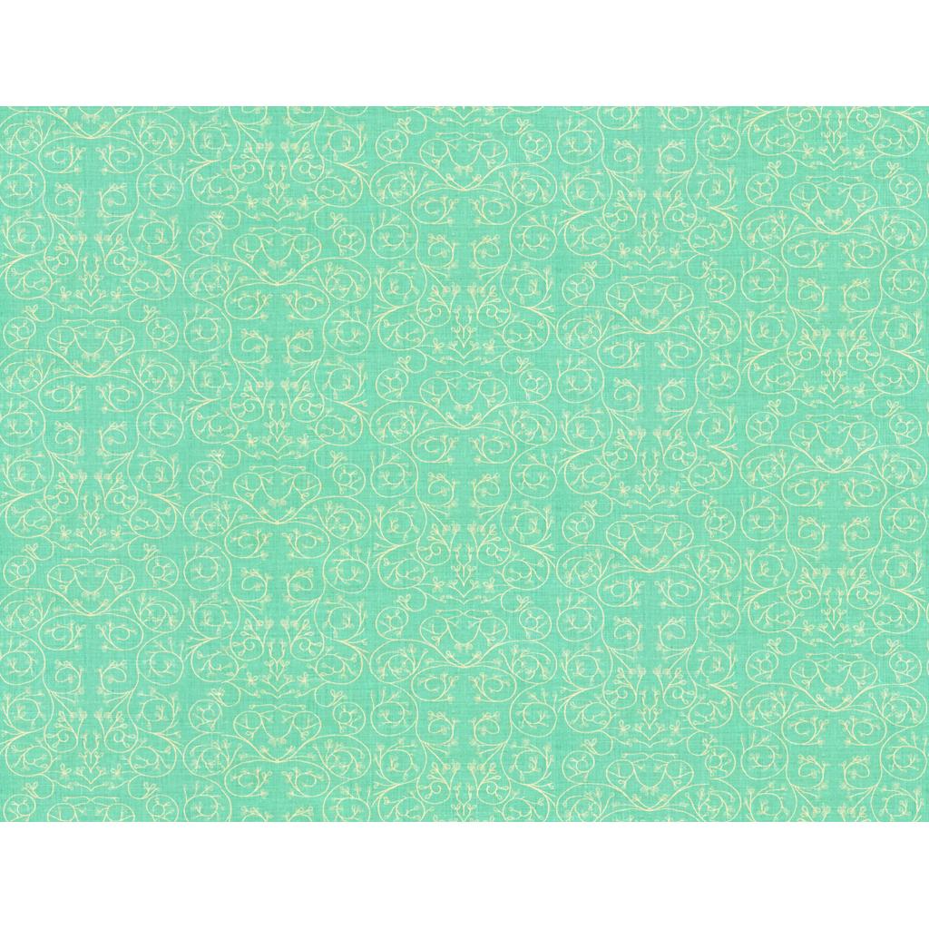 Lee Jofa GARDEN REVERSE AQUA Fabric