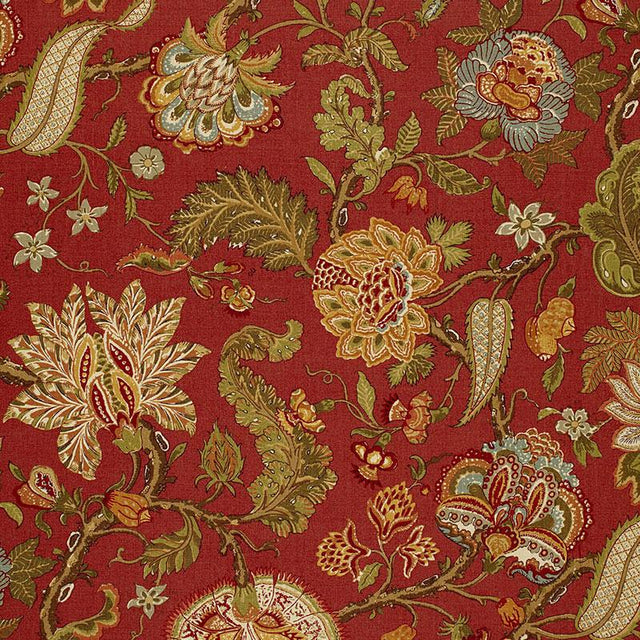 Schumacher Chalfont Paprika Fabric