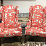 Schumacher Starry Night Mandarin Fabric