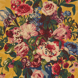 Schumacher Centennial Bouquet Document Ochre Fabric