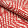 Schumacher Chevron D'Ete Indoor/Outdoor Coral Fabric