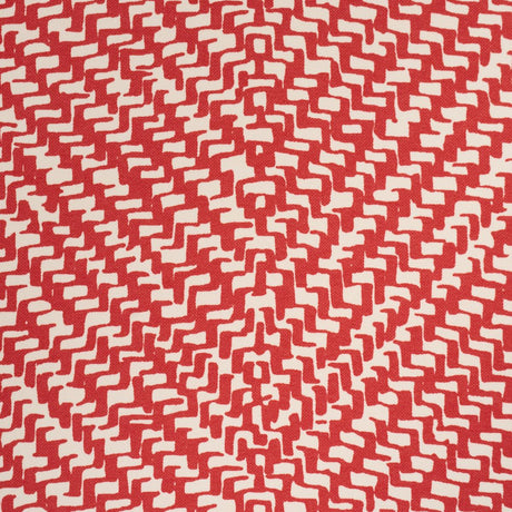 Schumacher Chevron D'Ete Indoor/Outdoor Coral Fabric