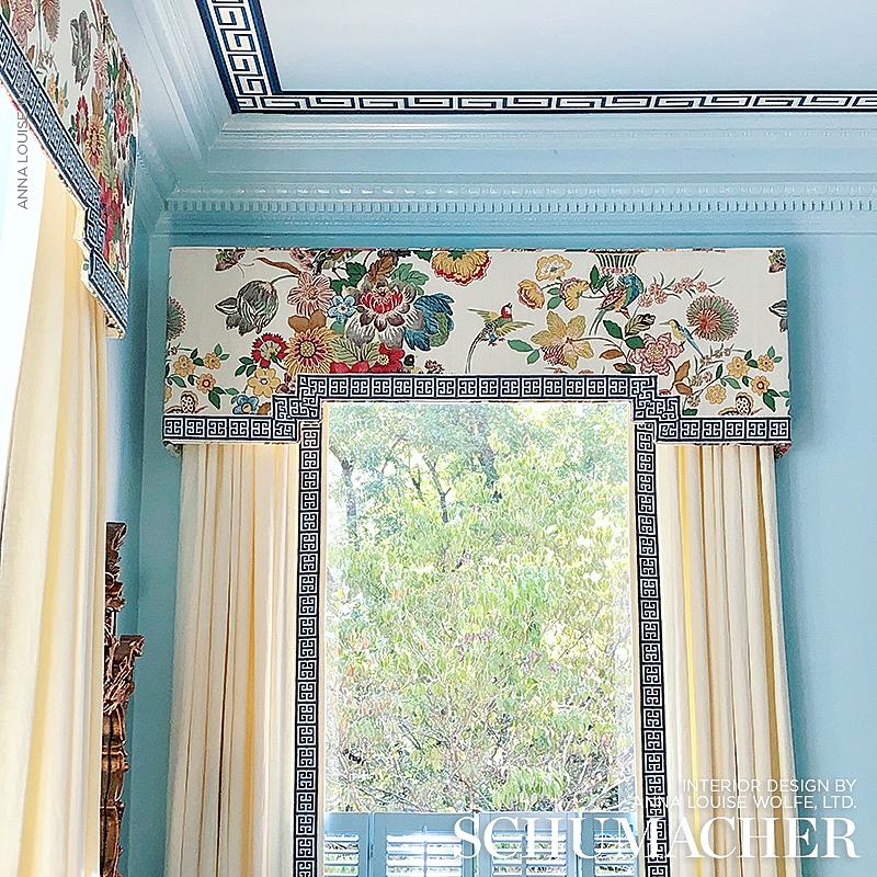 Schumacher Lansdale Bouquet Spring Fabric