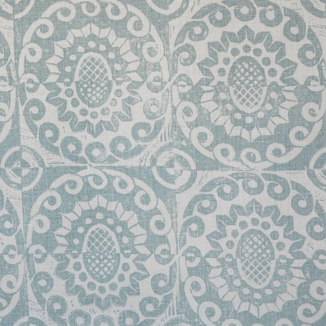 Lee Jofa PINEAPPLE ON OYSTER AQUA Fabric