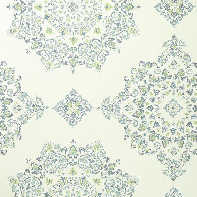 Baker Lifestyle PARVANI TEAL/LIME Wallpaper
