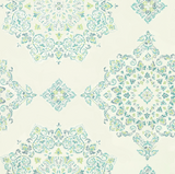 Baker Lifestyle PARVANI TEAL/LIME Wallpaper