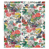 Schumacher Chiang Mai Dragon Alabaster Fabric