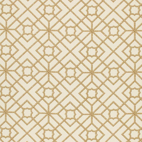 Schumacher Luan Fretwork Cane Fabric