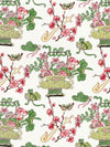 Scalamandre Shanghai Blossoms Spring Fabric