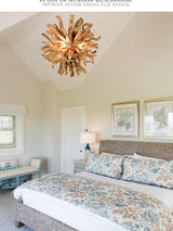 Scalamandre Canterbury Linen Print Sky Fabric