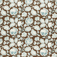 Schumacher Deco Flower Cocoa Fabric