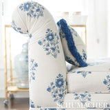 Schumacher Beatrice Bouquet Indigo Fabric