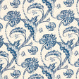 Schumacher Vallier Vine Indigo Fabric