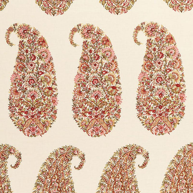 Schumacher Shirala Paisley Berry Fabric