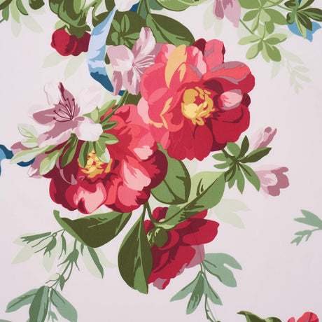 Schumacher Ellesmere Ribbon Floral Ivory Fabric
