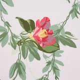 Schumacher Ellesmere Ribbon Floral Ivory Fabric