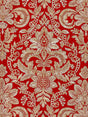 Scalamandre Elizabeth Damask Embroidery Carnelian Fabric