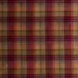 Mulberry VELVET ANCIENT TARTAN PLUM Fabric