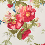 Schumacher Ellesmere Ribbon Floral Aqua Fabric