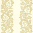 Schumacher Margate Damask Print Linen Fabric