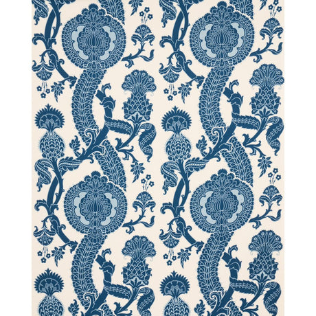 Schumacher Shalkar Indigo Fabric