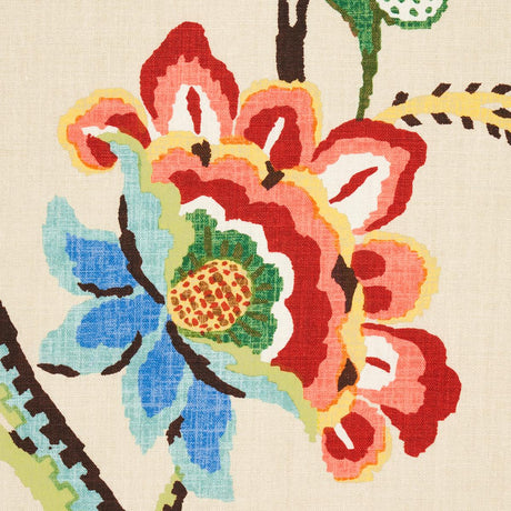 Schumacher Khantau Tree Cream Fabric