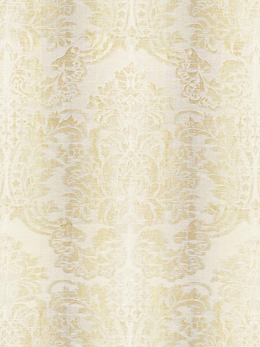 Scalamandre Sorrento Linen Damask Parchment Fabric