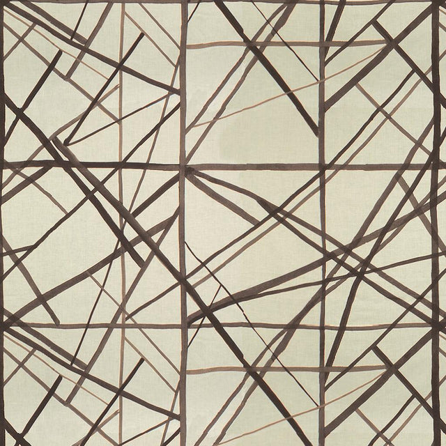 Lee Jofa CHANNELS TAUPE/IVORY Fabric