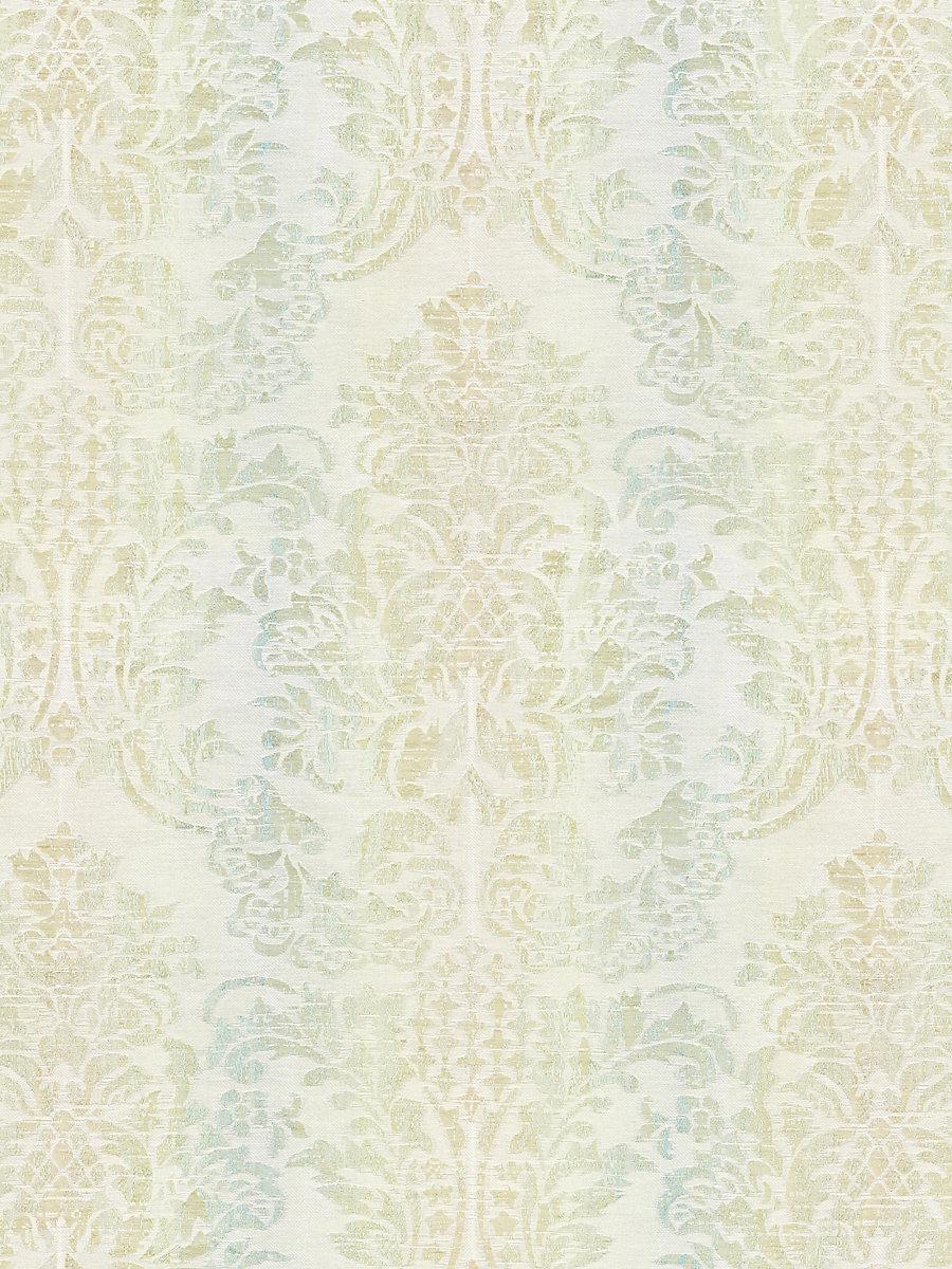 Scalamandre Sorrento Linen Damask Mineral Fabric