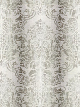 Scalamandre Sorrento Linen Damask Zinc Fabric