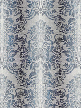 Scalamandre Sorrento Linen Damask Indigo Fabric