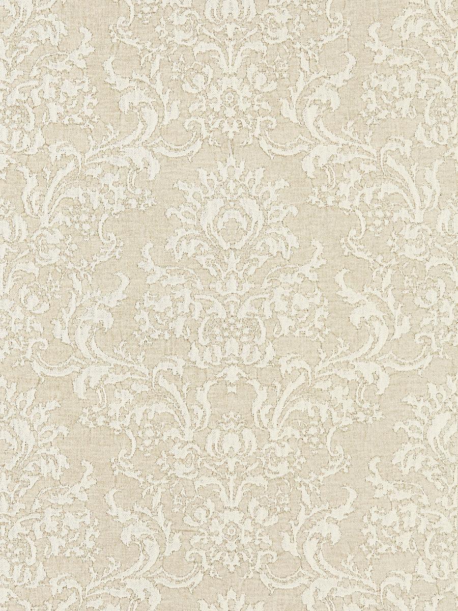 Scalamandre San Luca Damask Alabaster Fabric