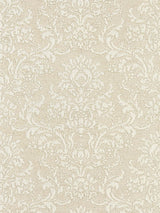 Scalamandre San Luca Damask Alabaster Fabric
