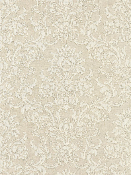 Scalamandre San Luca Damask Alabaster Fabric