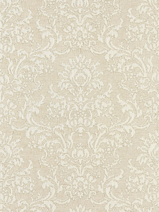 Scalamandre San Luca Damask Alabaster Fabric