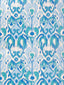 Scalamandre Greystone Blues On Cream Fabric