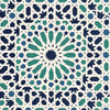 Schumacher Nasrid Palace Mosaic Aegean Wallpaper
